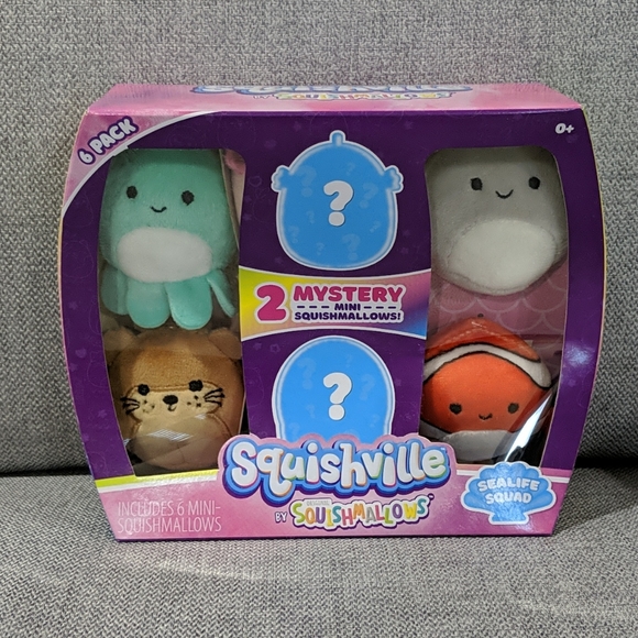 Squishmallows Other - Squishville by Squishmallows Sealife Swuad